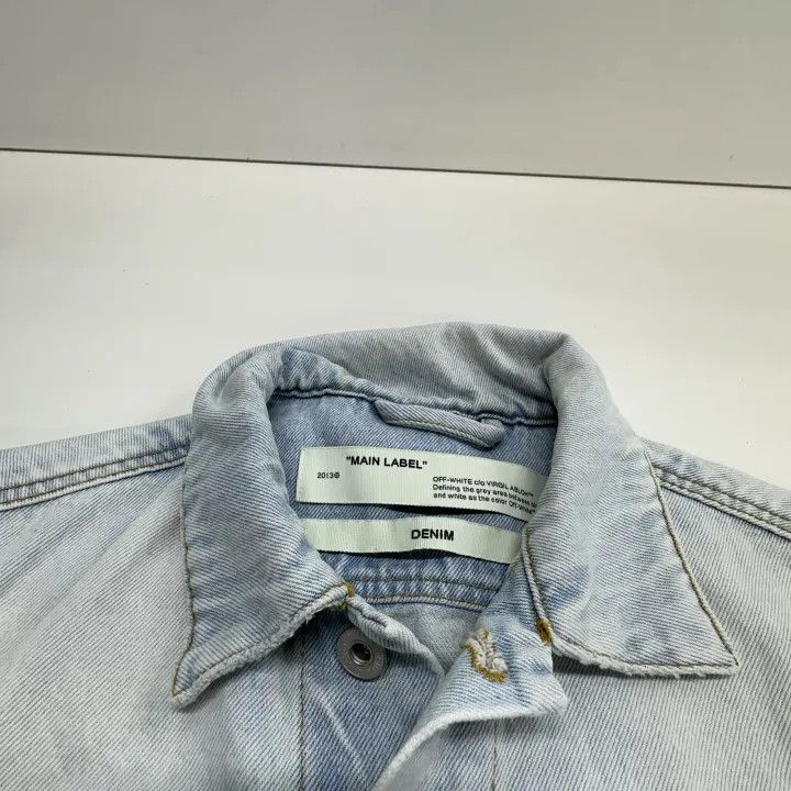 Off-White Off-White Stylish Denim Jacket 0079 Size US M / EU 48-50 / 2 - 5 Thumbnail