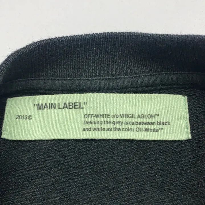 Off-White Off-White SS21 Black Religious Artwork Sweatshirt 0079 Size US S / EU 44-46 / 1 - 4 Thumbnail