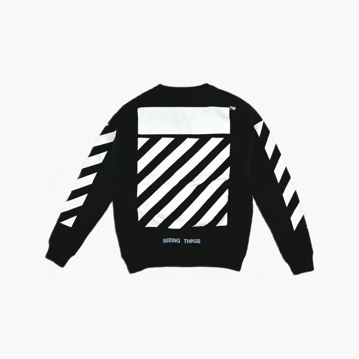 Off-White Off-White SS21 Black Religious Artwork Sweatshirt 0079 Size US S / EU 44-46 / 1 - 3 Thumbnail