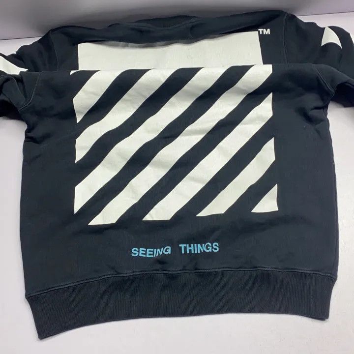 Off-White Off-White SS21 Black Religious Artwork Sweatshirt 0079 Size US S / EU 44-46 / 1 - 12 Thumbnail