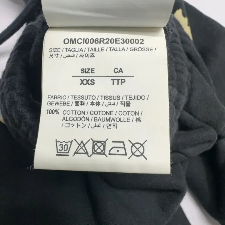 Off-White OFF-WHITE Black Logo Print Cotton Shorts 0079 Size US 26 / EU 42 - 5 Thumbnail
