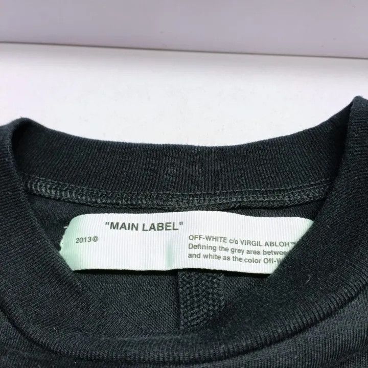 Off-White Off-White Black Graphic Long Sleeve T-Shirt 0079 Size US L / EU 52-54 / 3 - 4 Thumbnail