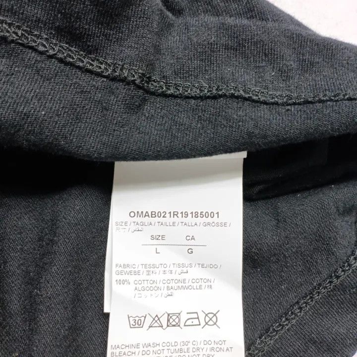 Off-White Off-White Black Graphic Long Sleeve T-Shirt 0079 Size US L / EU 52-54 / 3 - 5 Thumbnail