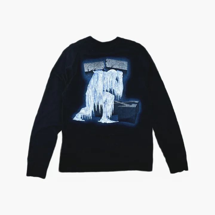 Off-White Off-White Black Graphic Long Sleeve T-Shirt 0079 Size US L / EU 52-54 / 3 - 3 Thumbnail