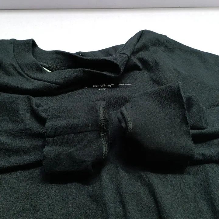 Off-White Off-White Black Graphic Long Sleeve T-Shirt 0079 Size US L / EU 52-54 / 3 - 8 Thumbnail