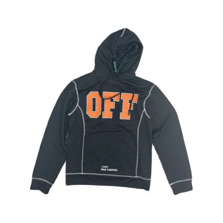 Off-White Off-White Letter Print Black Hoodie 0079 Size US M / EU 48-50 / 2 - 2 Thumbnail