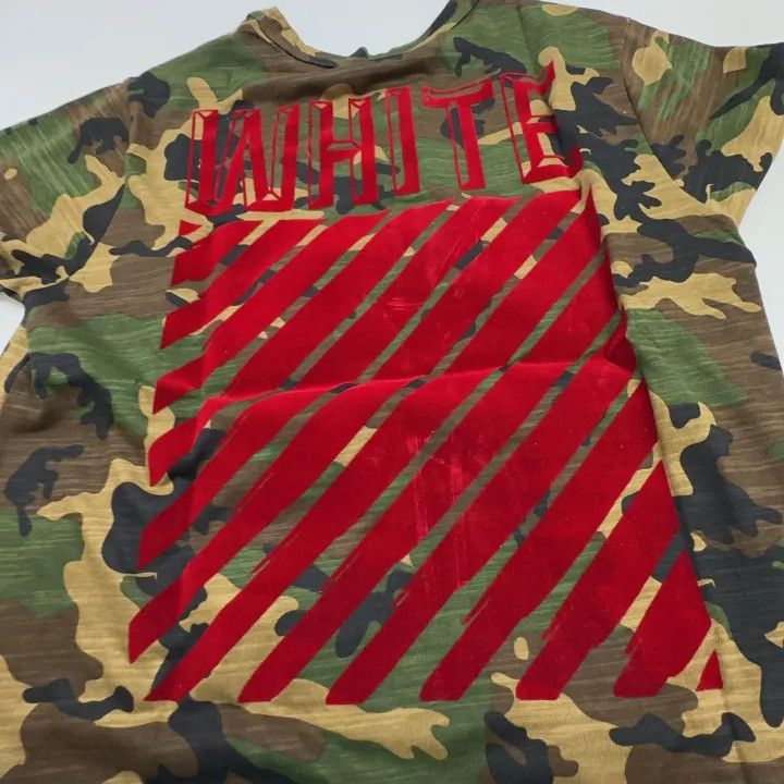 Off-White Off-White Camouflage Tee for Men 0079 Size US S / EU 44-46 / 1 - 7 Thumbnail