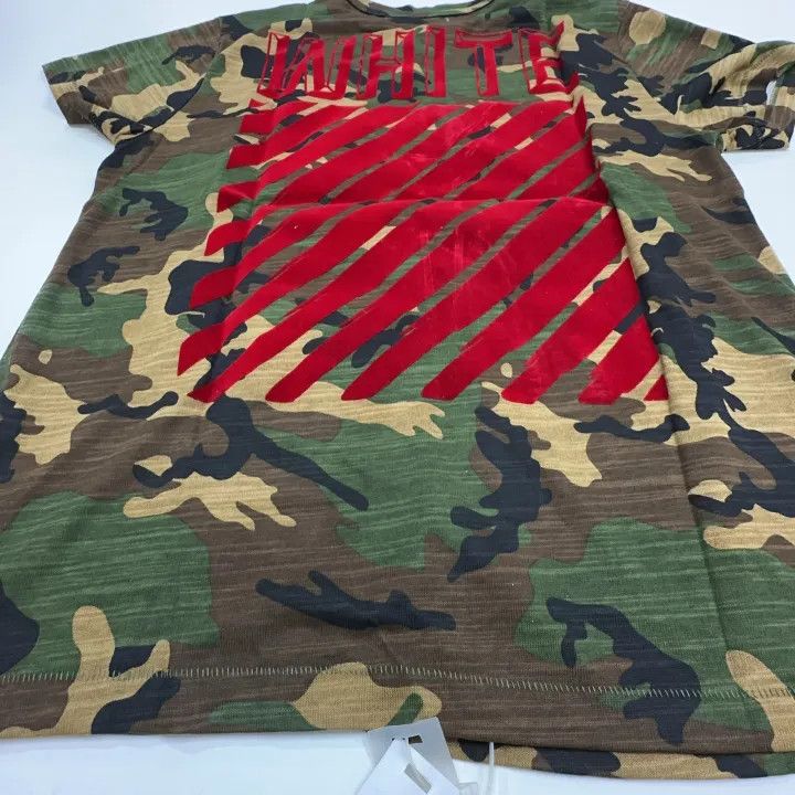 Off-White Off-White Camouflage Tee for Men 0079 Size US S / EU 44-46 / 1 - 6 Thumbnail