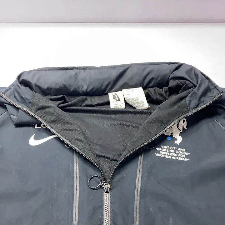 Off-White Nike x Off-White Black Men's Track Jacket 0079 Size US L / EU 52-54 / 3 - 7 Thumbnail