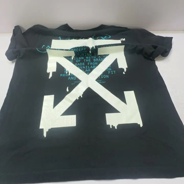 Off-White Off-White SS20 Black Short Sleeve T-Shirt 0079 Size US S / EU 44-46 / 1 - 12 Thumbnail