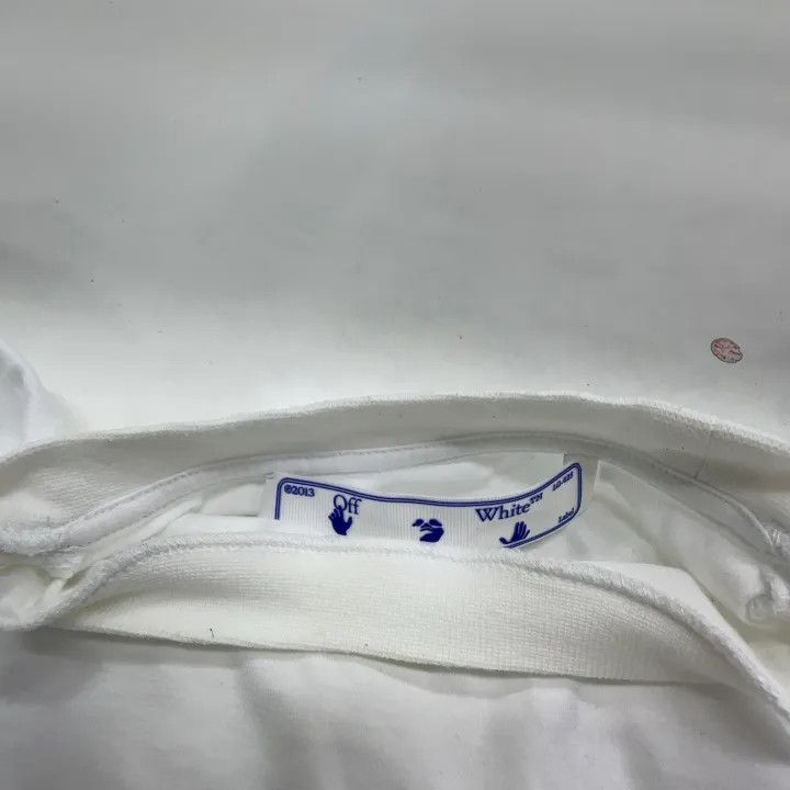 Off-White OFF-WHITE Casual Embroidered Short Sleeve T-Shirt 0079 Size US XS / EU 42 / 0 - 6 Thumbnail