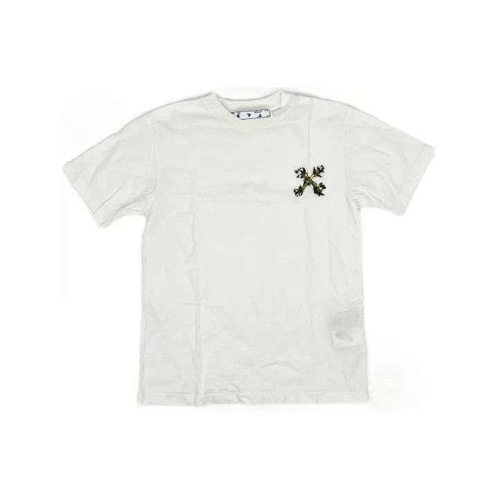 Off-White OFF-WHITE Casual Embroidered Short Sleeve T-Shirt 0079 Size US XS / EU 42 / 0 - 2 Thumbnail