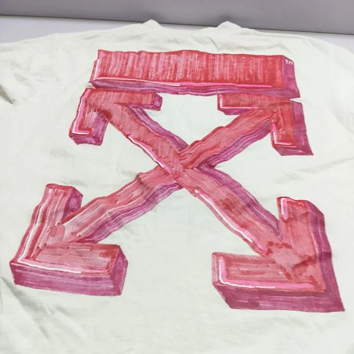 Off-White OFF-WHITE Marker Arrows Loose Fit T-Shirt 0079 Size US XXS / EU 40 - 6 Thumbnail