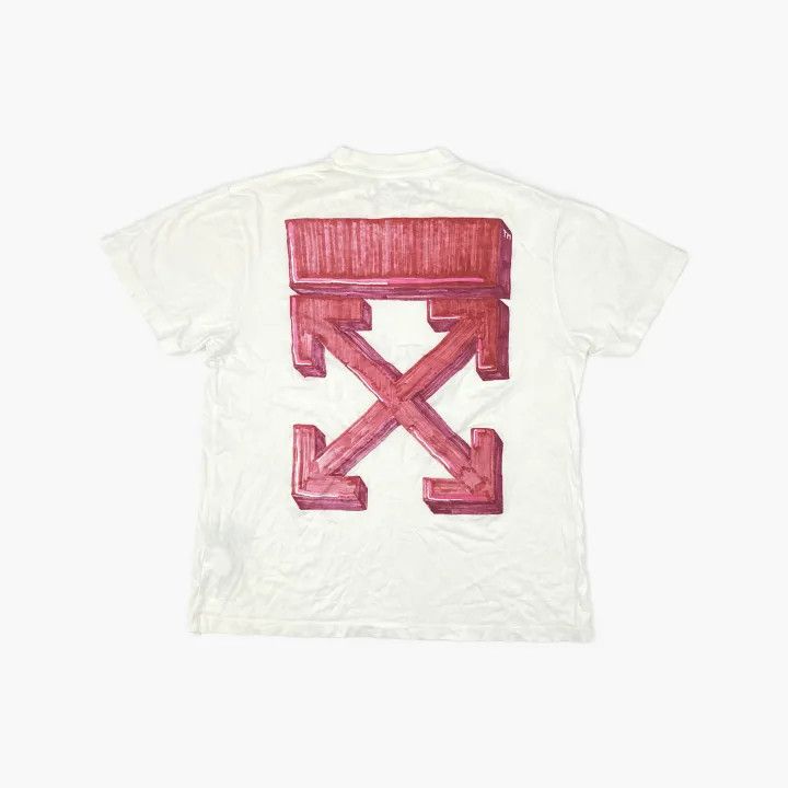 Off-White OFF-WHITE Marker Arrows Loose Fit T-Shirt 0079 Size US XXS / EU 40 - 3 Thumbnail
