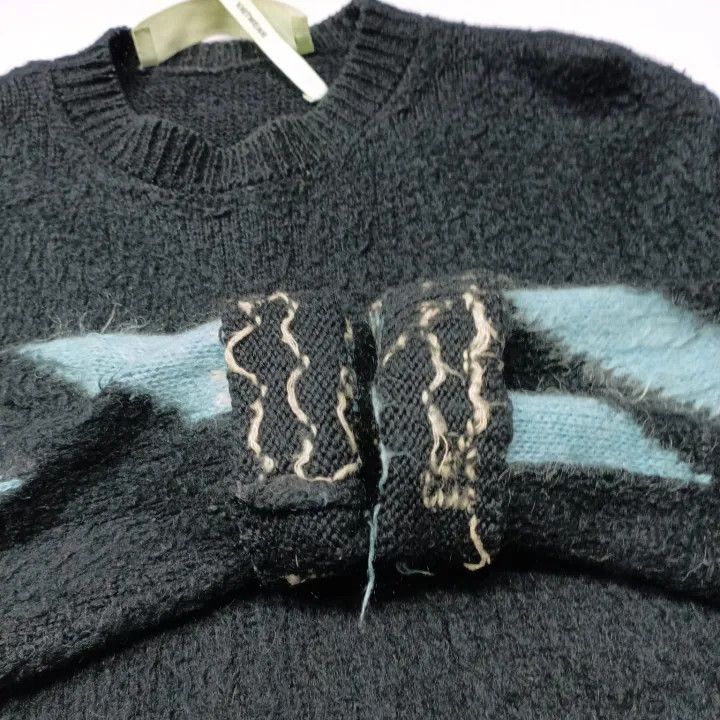 Off-White Off-White Knitted Printed Dress in Black 0079 Size US M / EU 48-50 / 2 - 13 Thumbnail