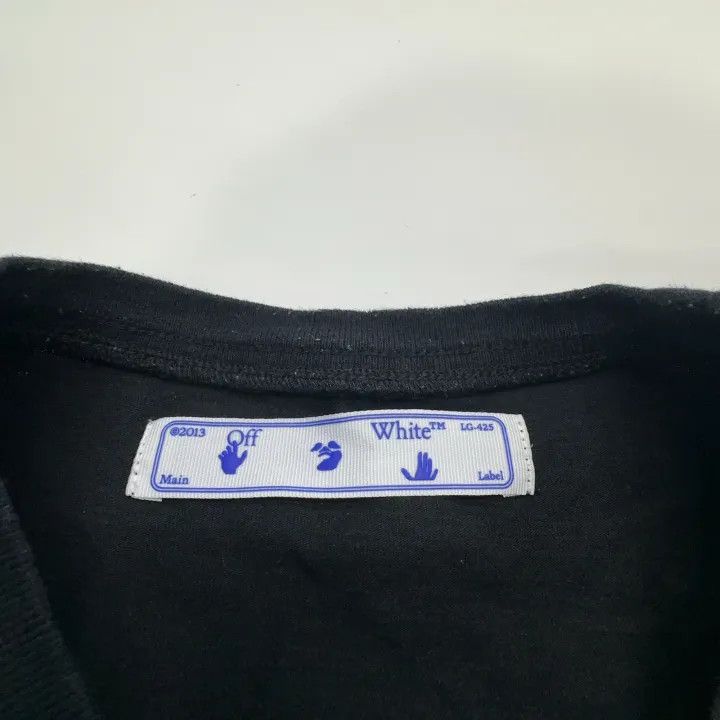 Off-White Off-White Casual Stylish Round Neck T-Shirt 0079 Size US XXS / EU 40 - 5 Thumbnail