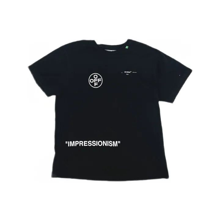Off-White Off-White Casual Stylish Round Neck T-Shirt 0079 Size US XXS / EU 40 - 2 Thumbnail