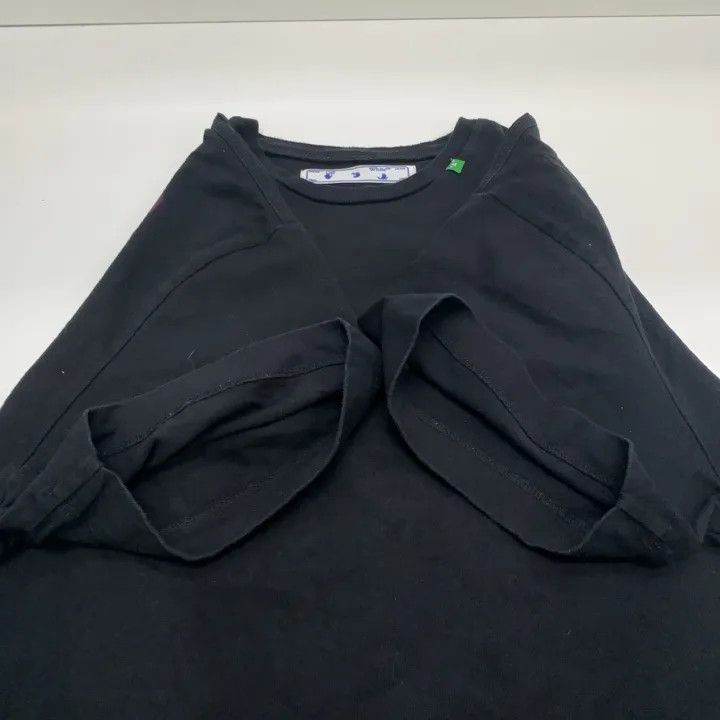 Off-White Off-White Casual Stylish Round Neck T-Shirt 0079 Size US XXS / EU 40 - 7 Thumbnail