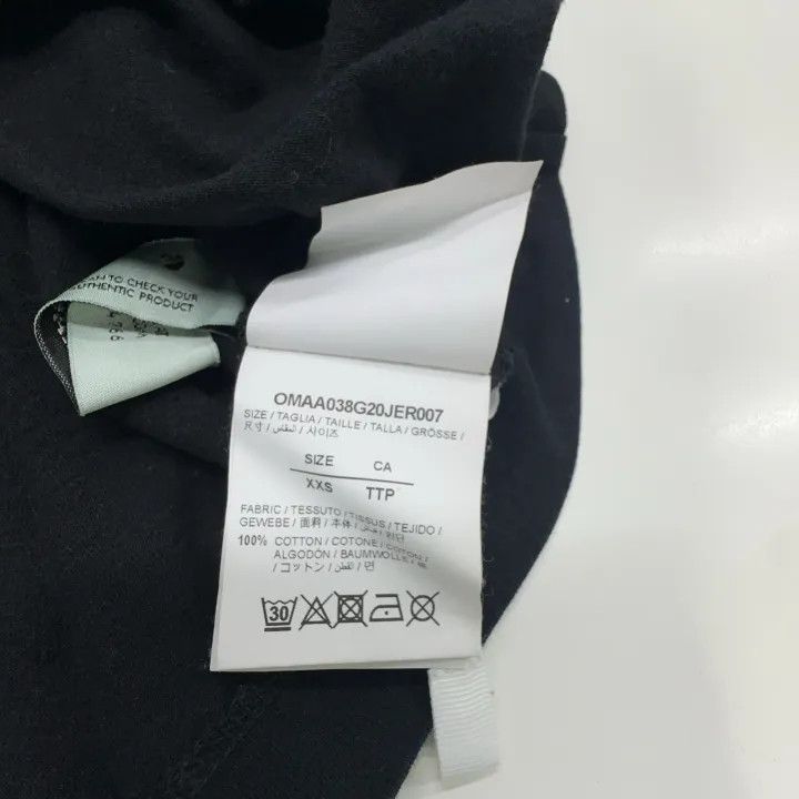 Off-White Off-White Casual Stylish Round Neck T-Shirt 0079 Size US XXS / EU 40 - 4 Thumbnail