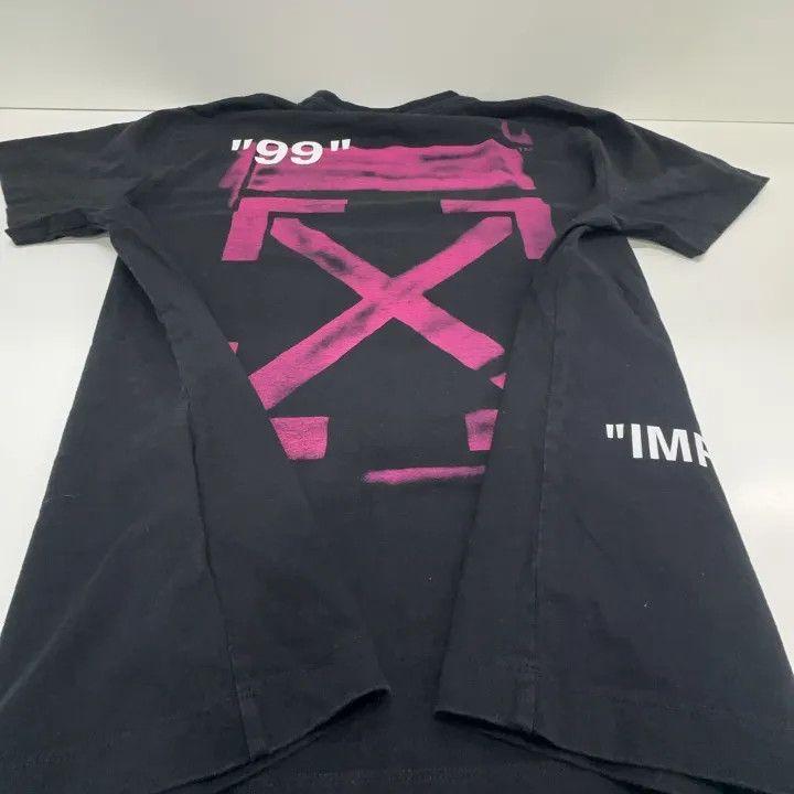 Off-White Off-White Casual Stylish Round Neck T-Shirt 0079 Size US XXS / EU 40 - 10 Thumbnail
