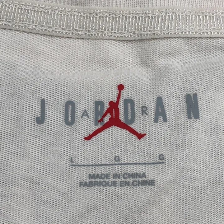 Off-White Off-White x Jordan Logo Embroidered Vintage Tee 0079 Size US L / EU 52-54 / 3 - 2 Thumbnail