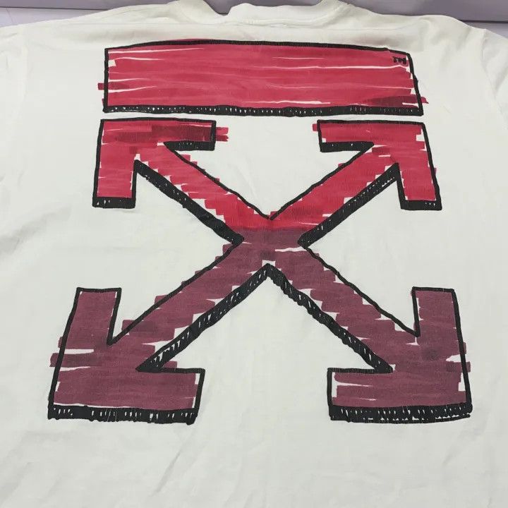 Off-White Off-White Red Arrow Graphic T-Shirt 0079 Size US M / EU 48-50 / 2 - 6 Thumbnail