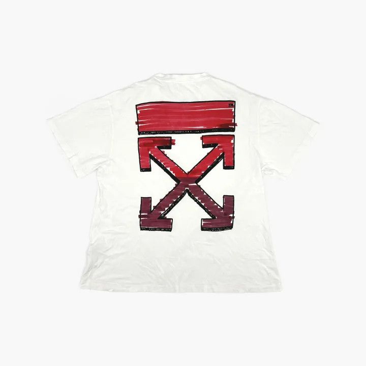 Off-White Off-White Red Arrow Graphic T-Shirt 0079 Size US M / EU 48-50 / 2 - 3 Thumbnail
