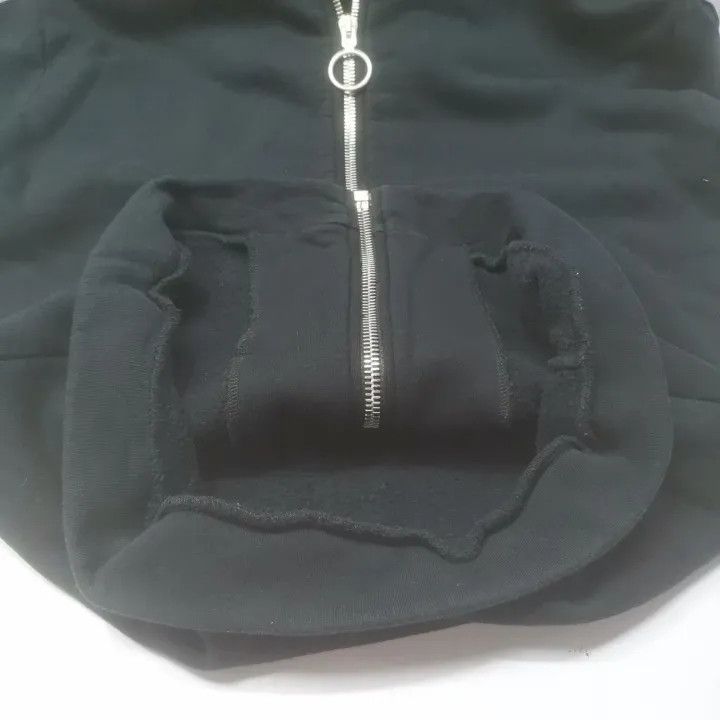 Off-White Off-White Black Hooded Sweatshirt with Patches 0079 Size US XXS / EU 40 - 12 Thumbnail
