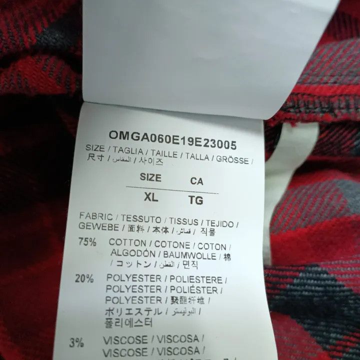 Off-White OFF-WHITE Mariana De Silva Red Plaid Shirt 0079 Size US XL / EU 56 / 4 - 5 Thumbnail