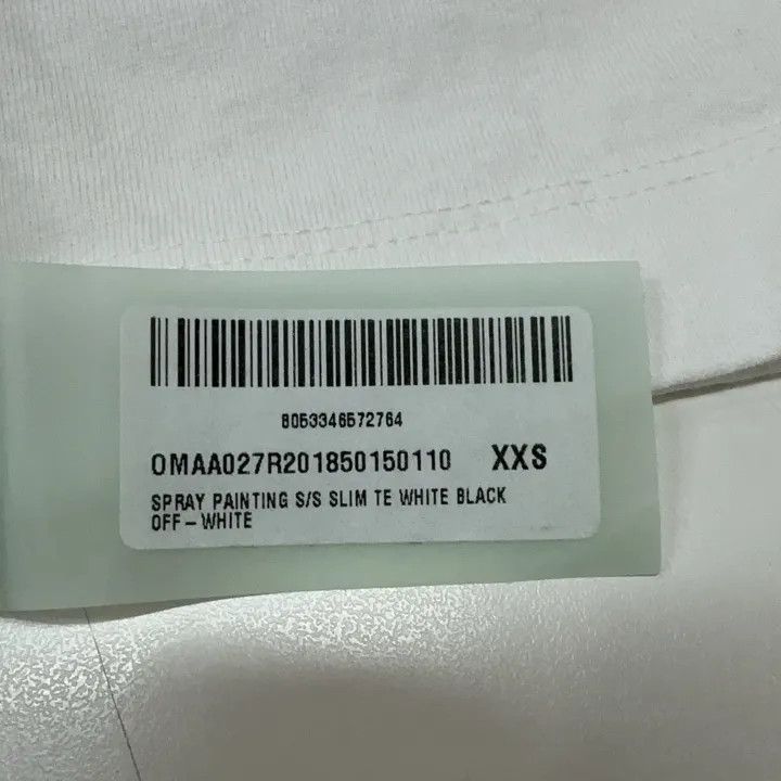 Off-White Off-White Spray Painting T-Shirt 0079 Size US XXS / EU 40 - 4 Thumbnail