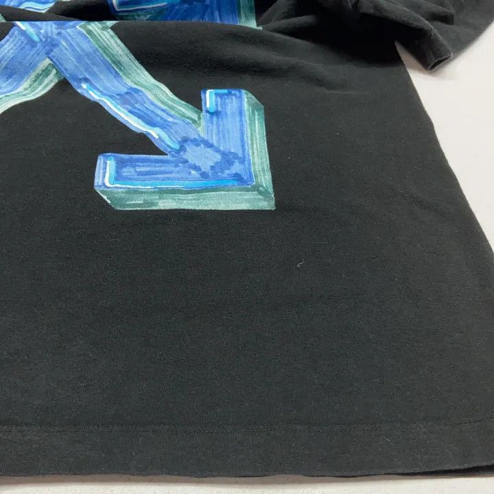 Off-White Off-White Black Graphic Arrow Short Sleeve T-Shirt 0079 Size US XXS / EU 40 - 19 Thumbnail