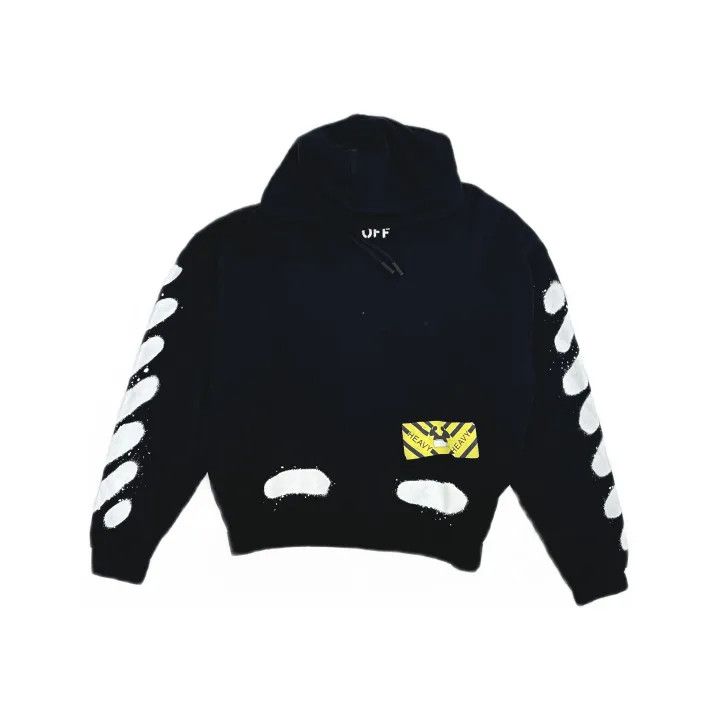 Off-White Off-White Splash Paint Graphic Hoodie 0079 Size US XXS / EU 40 - 2 Thumbnail