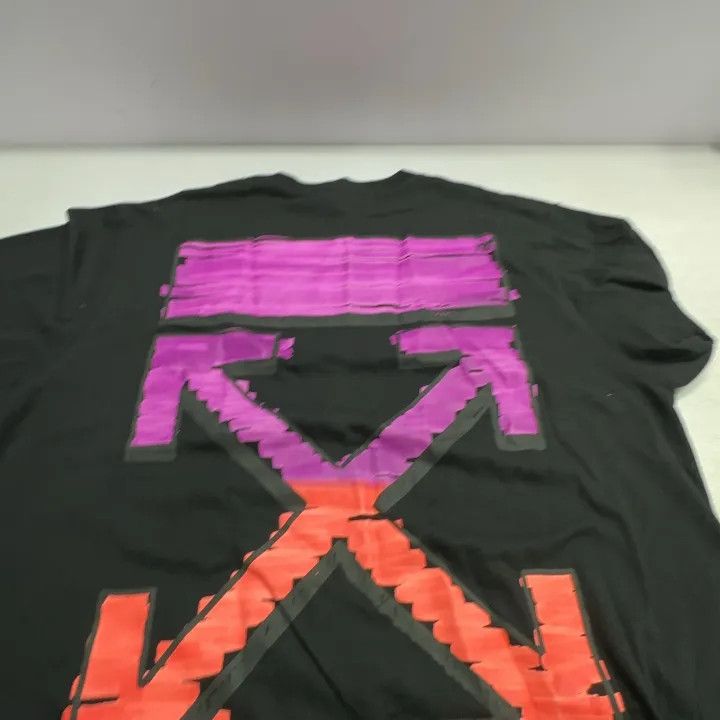 Off-White Off-White SS21 Black Shirt with Colorful Print 0079 Size US S / EU 44-46 / 1 - 6 Thumbnail