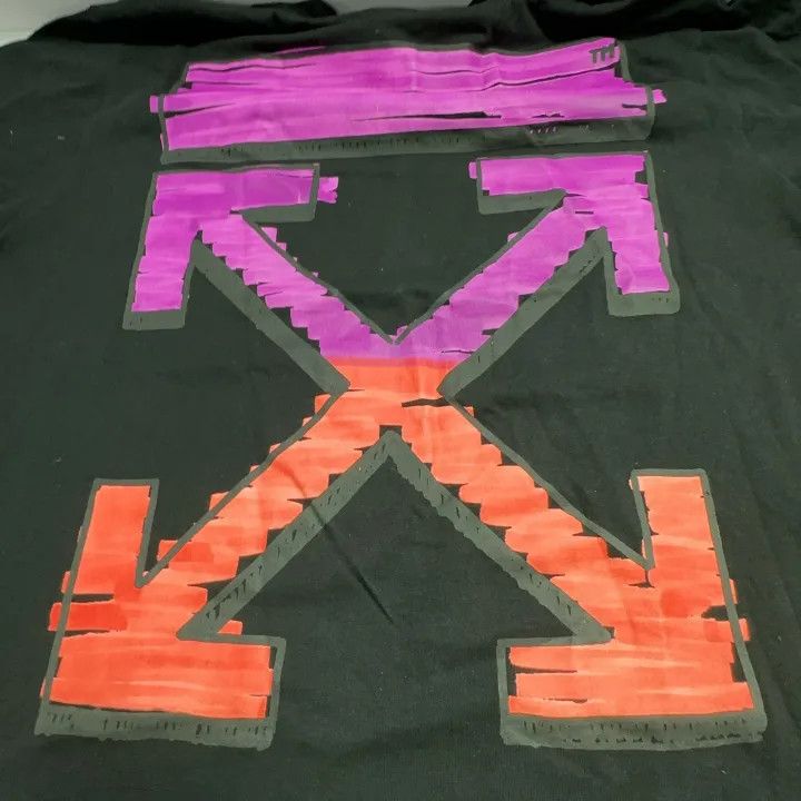Off-White Off-White SS21 Black Shirt with Colorful Print 0079 Size US S / EU 44-46 / 1 - 15 Thumbnail