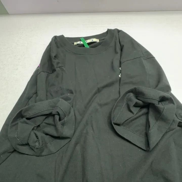 Off-White Off-White SS21 Black Shirt with Colorful Print 0079 Size US S / EU 44-46 / 1 - 10 Thumbnail