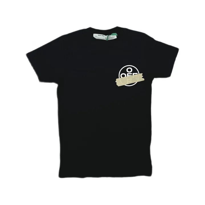 Off-White Off-White Gold Arrow Tape Short Sleeve T-Shirt 0079 Size US XXS / EU 40 - 2 Thumbnail
