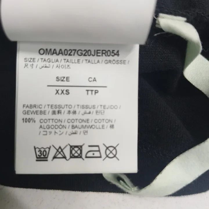 Off-White Off-White Gold Arrow Tape Short Sleeve T-Shirt 0079 Size US XXS / EU 40 - 5 Thumbnail