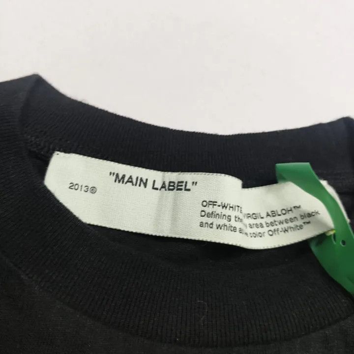 Off-White Off-White Gold Arrow Tape Short Sleeve T-Shirt 0079 Size US XXS / EU 40 - 4 Thumbnail