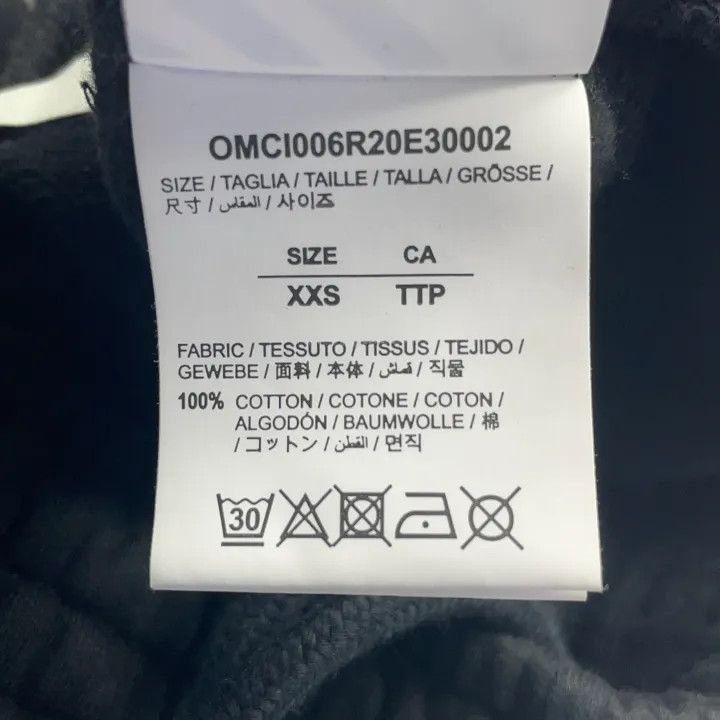 Off-White OFF-WHITE Black Cotton Logo Shorts for Men 0079 Size US 26 / EU 42 - 4 Thumbnail