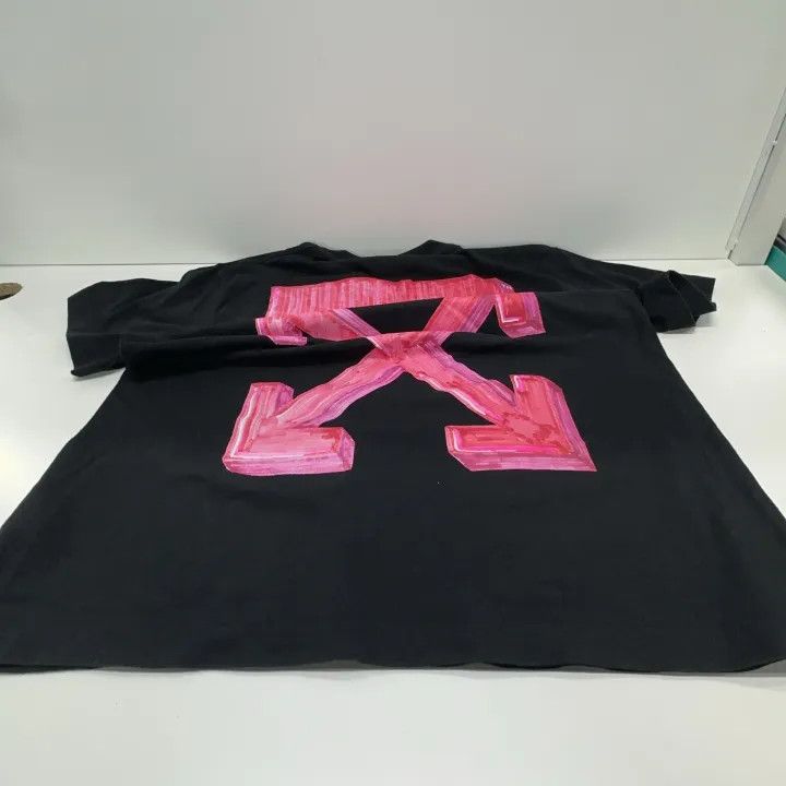 Off-White Off-White Casual Black Short Sleeve T-shirt 0079 Size US XS / EU 42 / 0 - 9 Thumbnail