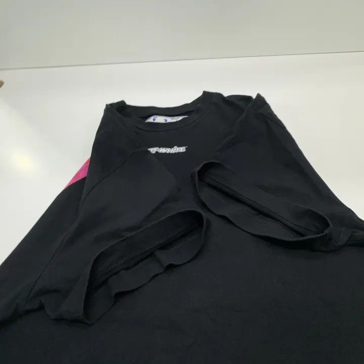 Off-White Off-White Casual Black Short Sleeve T-shirt 0079 Size US XS / EU 42 / 0 - 6 Thumbnail