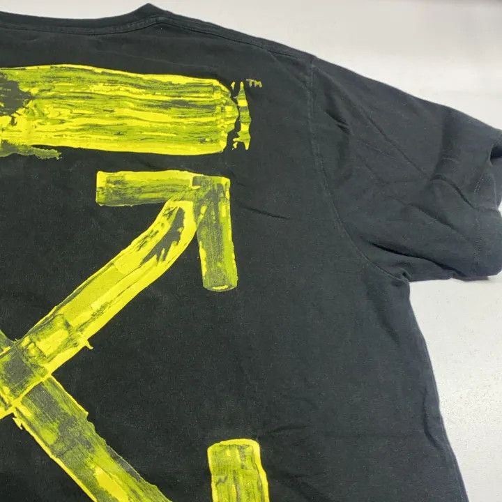 Off-White Off-White Black Paint Splash Arrow T-Shirt 0079 Size US XS / EU 42 / 0 - 15 Thumbnail