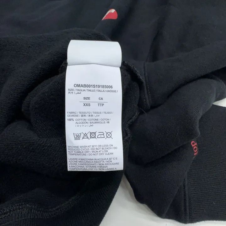 Off-White Off-White Black Diagonals Long Sleeve Sweatshirt 0079 Size US XXS / EU 40 - 3 Thumbnail