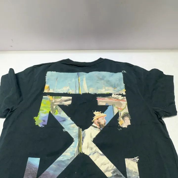 Off-White Off-White Black Graphic Cotton T-Shirt 0079 Size US XXS / EU 40 - 6 Thumbnail