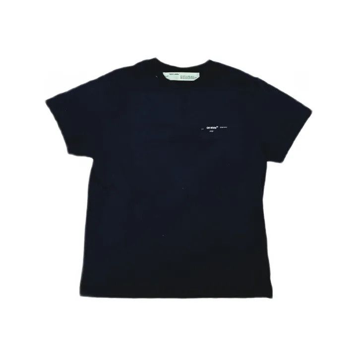 Off-White Off-White Black Graphic Cotton T-Shirt 0079 Size US XXS / EU 40 - 2 Thumbnail
