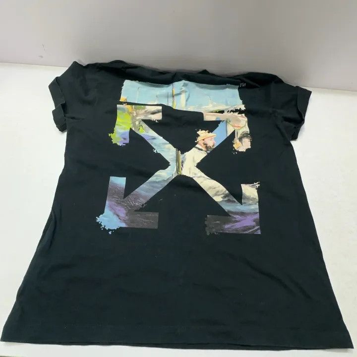Off-White Off-White Black Graphic Cotton T-Shirt 0079 Size US XXS / EU 40 - 11 Thumbnail