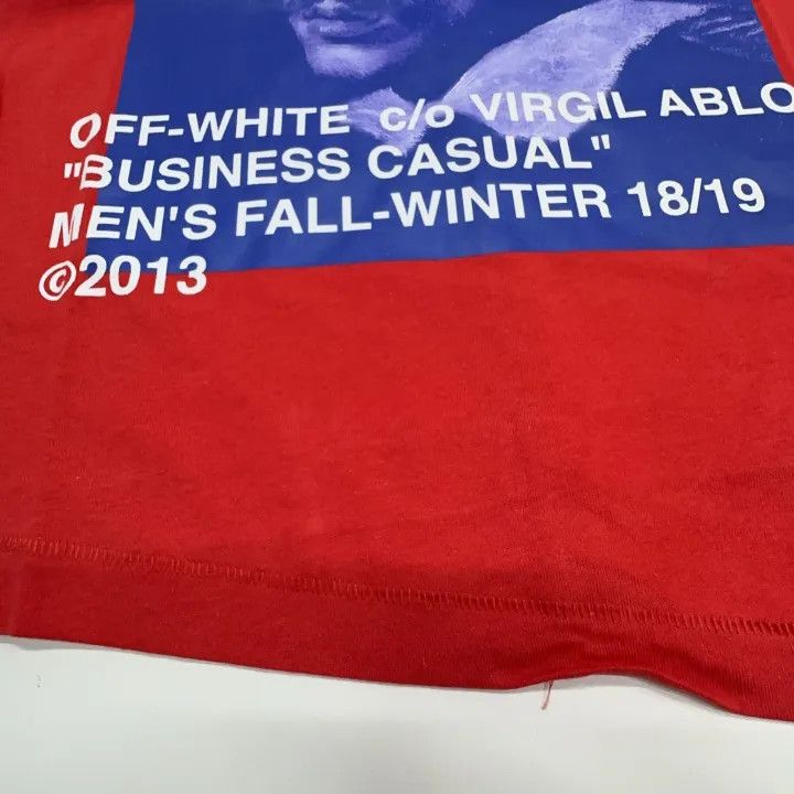 Off-White OFF-WHITE Portrait Print Irregular Short Sleeve T-Shirt 0079 Size US XXS / EU 40 - 5 Thumbnail