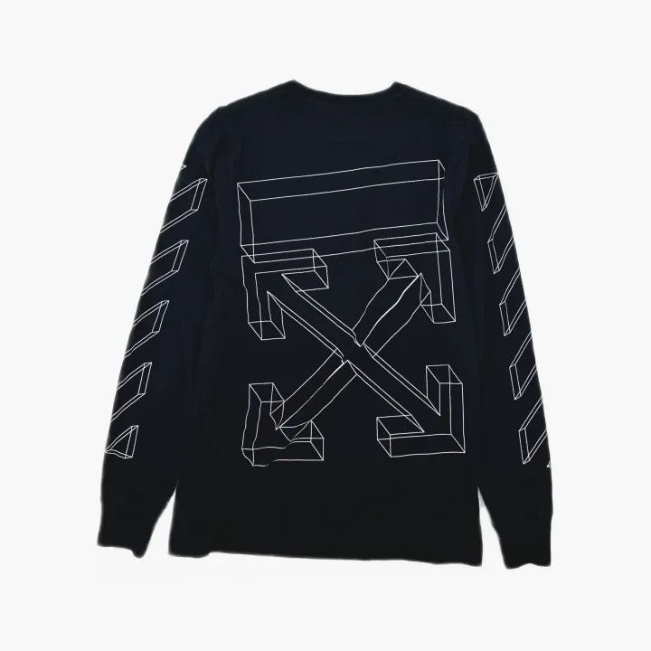 Off-White Off-White 3D Graphic Long Sleeve T-Shirt 0079 Size US XS / EU 42 / 0 - 3 Thumbnail