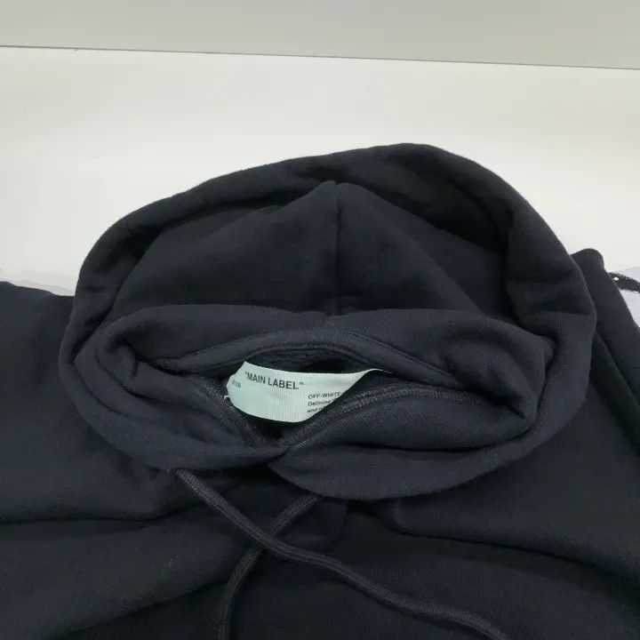 Off-White OFF-WHITE Graffiti Print Black Hoodie 0079 Size US XS / EU 42 / 0 - 7 Thumbnail