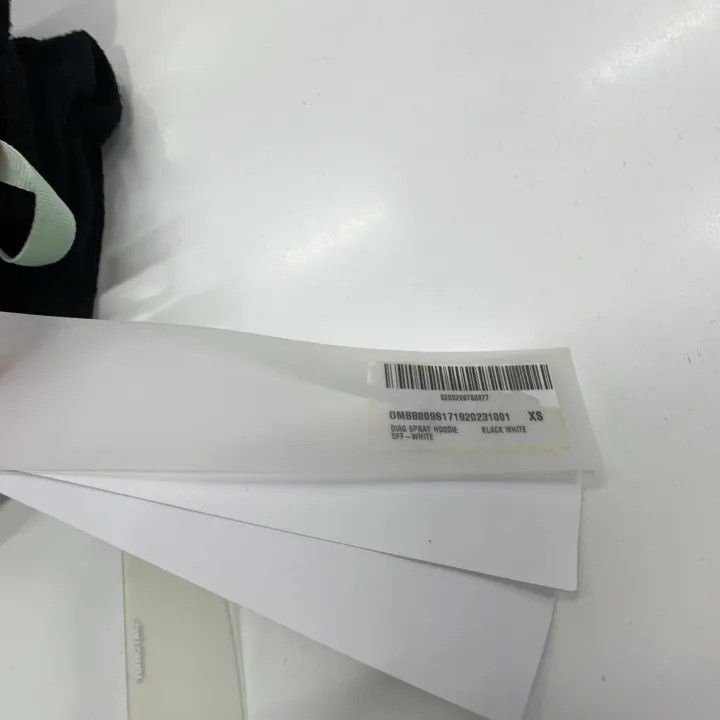 Off-White OFF-WHITE Graffiti Print Black Hoodie 0079 Size US XS / EU 42 / 0 - 5 Thumbnail
